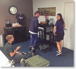 Jeff Evan and our Pilot Merlinda Preflight Mini